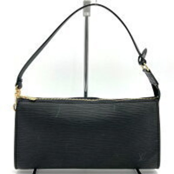 Louis Vuitton Pochette Accessoires Pouch Epi Leather Black - Picture 1 of 9